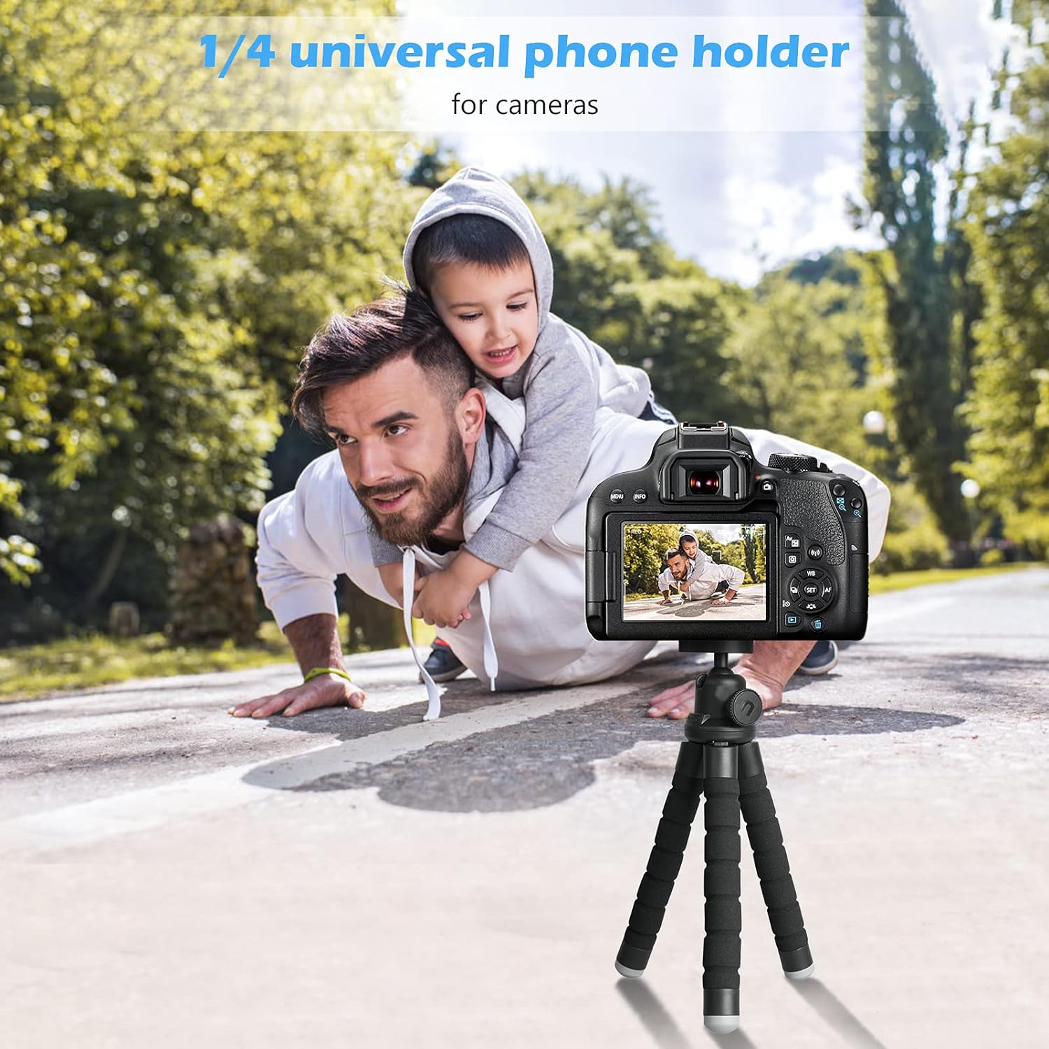 Tripod mini, gậy điện thoại, tripod điện thoại UBeesize, chân quay điện thoại, máy ảnh - Chính hãng