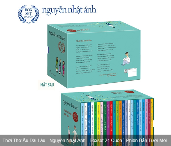 Thời Thơ Ấu Dài Lâu - Nguyễn Nhật Ánh - Boxset 24 Cuốn - Phiên Bản Tươi Mới