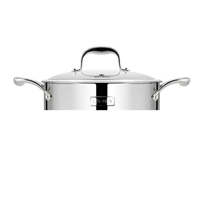 Nồi Inox 3 lớp cao cấp đáy liền Tri-max XS EL-3750 size 28cm