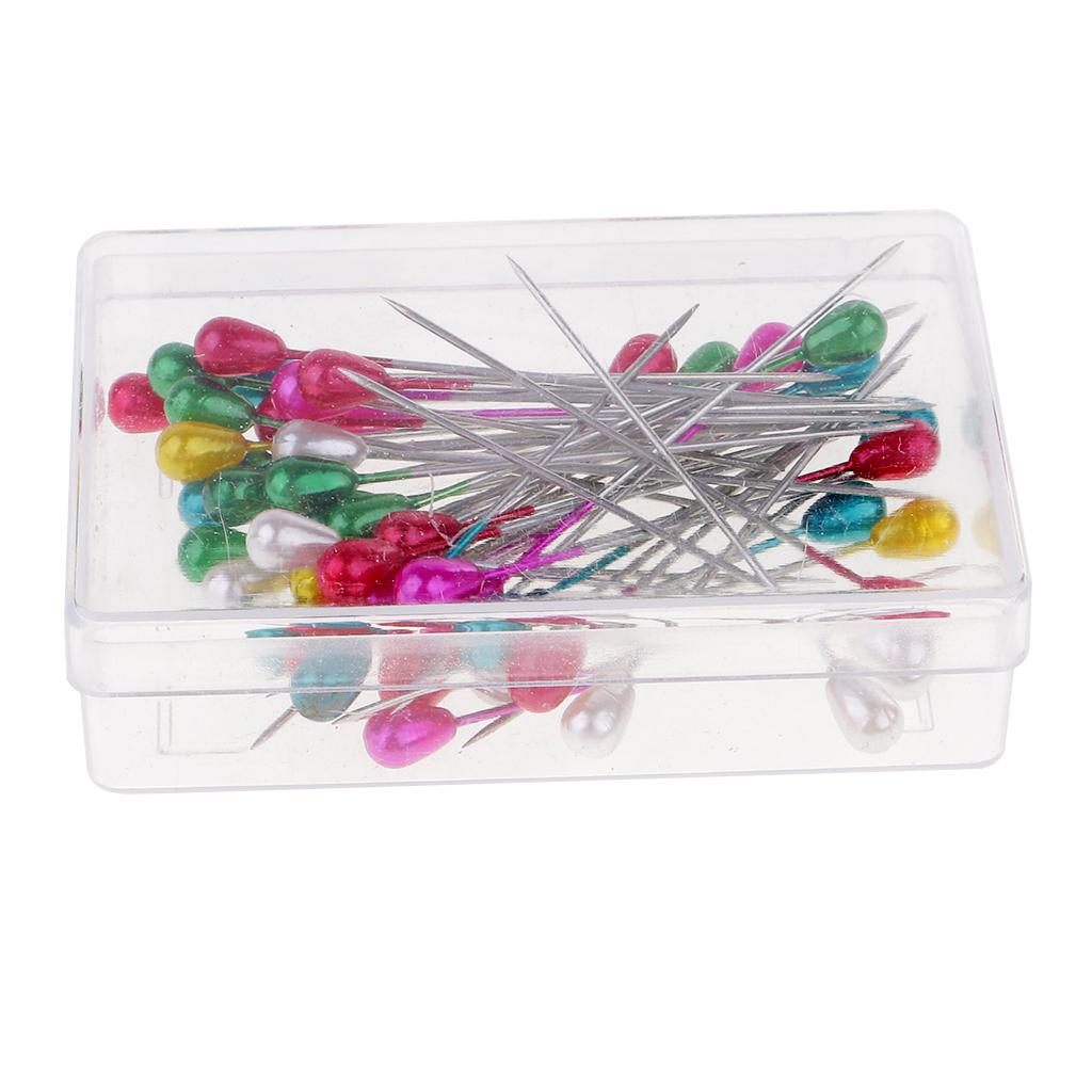 Bộ 100 Chiếc Hijab Kẹp Pin Lapel Pin Nhiều Màu Nhựa Thổ Cẩm DIY Nghệ Nhân Khăn