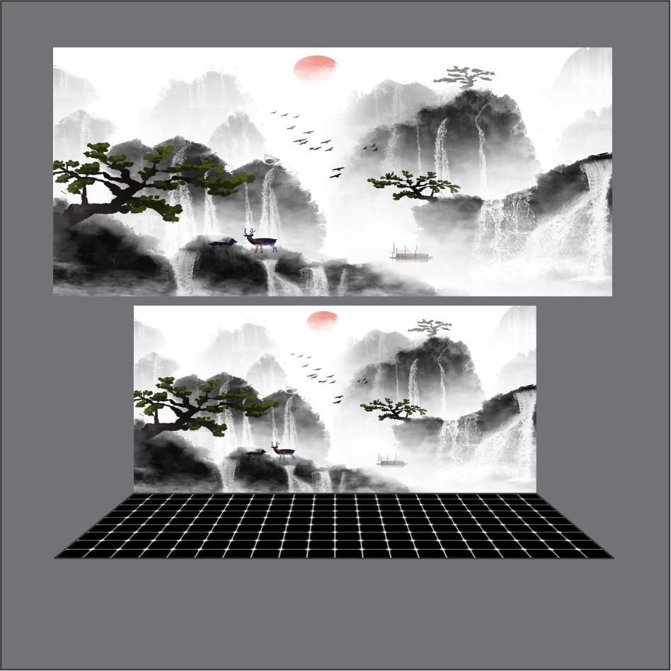 Decal dán hồ cá 3D nhiều kích thước giá rẻ