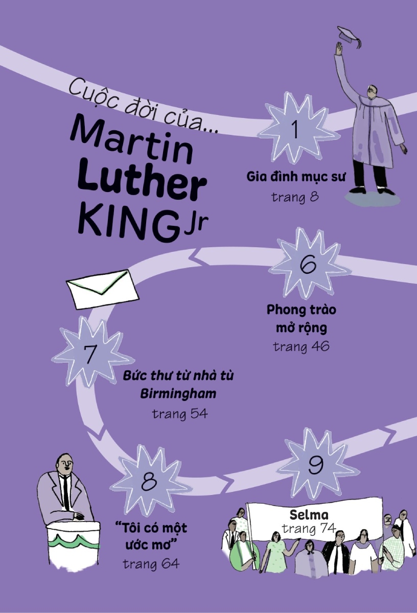 Hình ảnh Truyện Kể Danh Nhân Truyền Cảm Hứng - Martin Luther King Jr _DTI