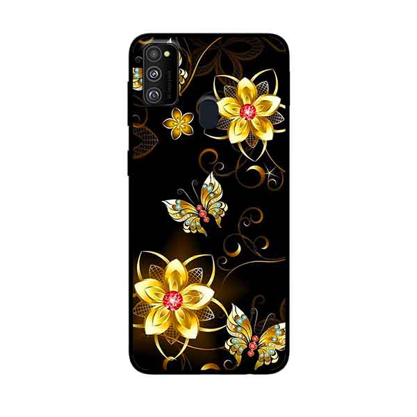 Ốp Lưng in cho Samsung Galaxy M30s Mẫu Hoa Hồng 5 - Hàng Chính Hãng