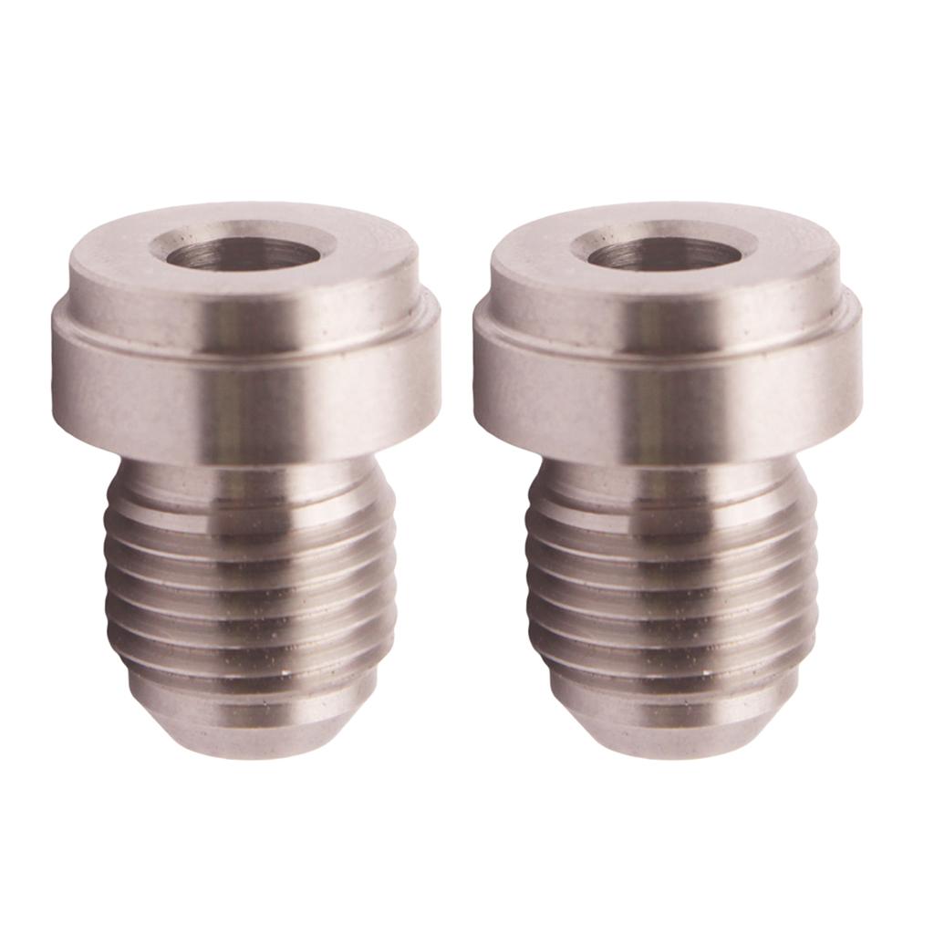 2Pcs Car AN3 Male Weld On Adapter Bung Connector CNC Machined Cooler Tank