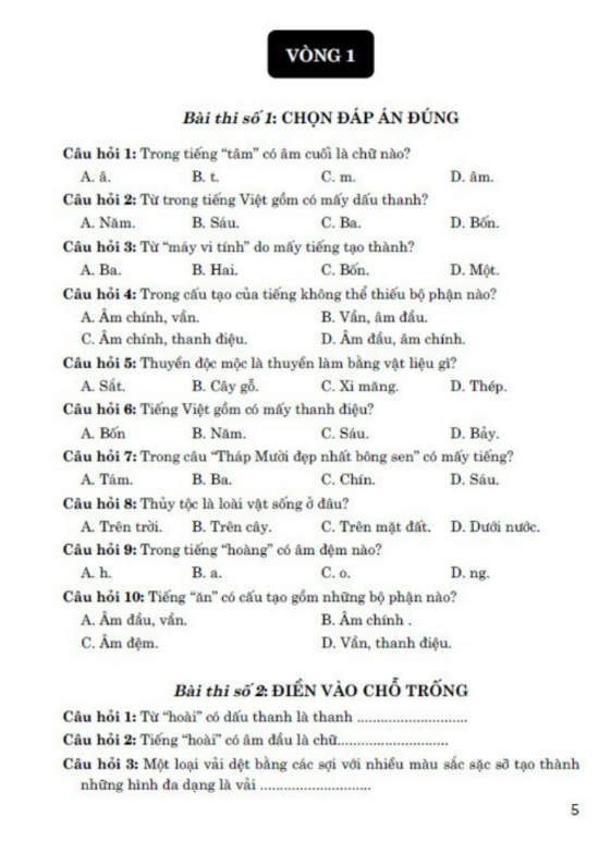 Sách - Bộ đề luyện thi violympic trạng nguyên tiếng việt 4 (dùng chung cho các bộ sgk hiện hành) (HA)