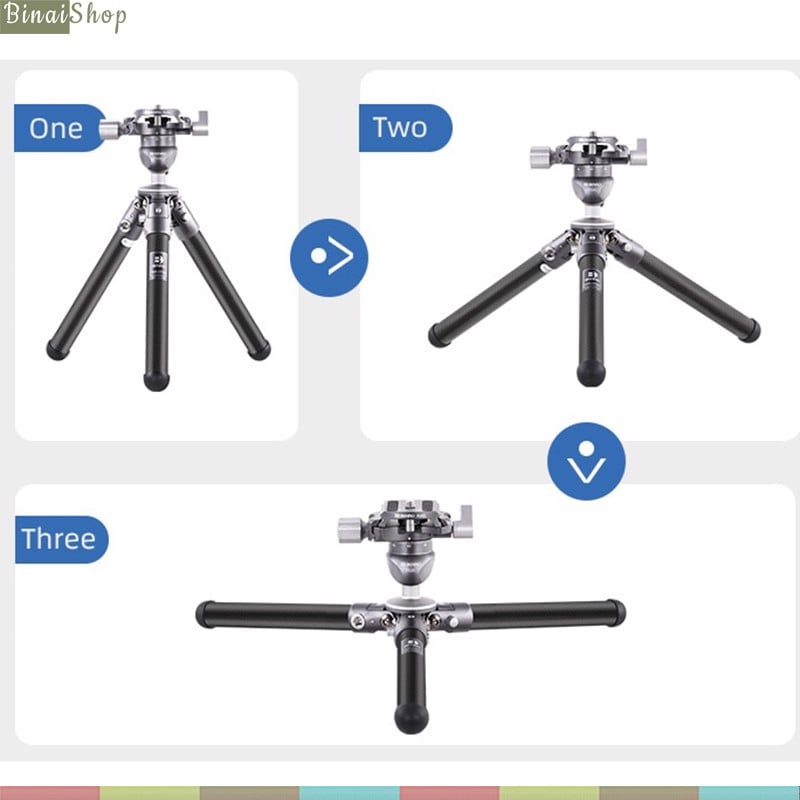 Benro SC05K - Chân Đế Tripod Mini Cho Máy Ảnh, Điện Thoại, Tải Trọng 3Kg