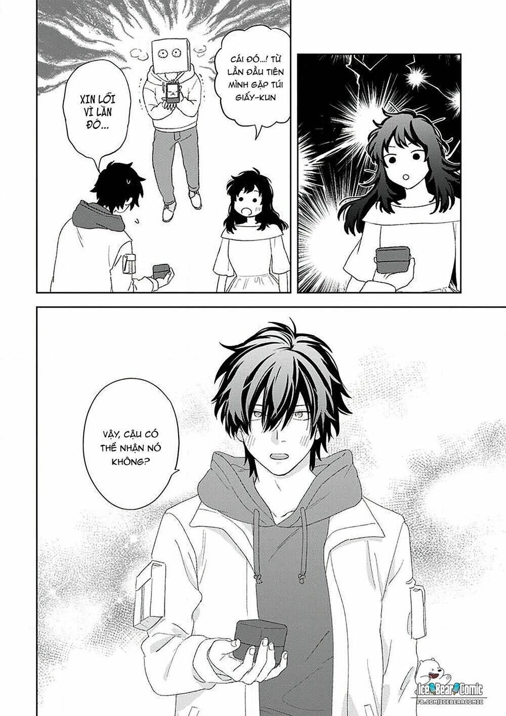 chàng túi giấy đang yêu chapter 15 18