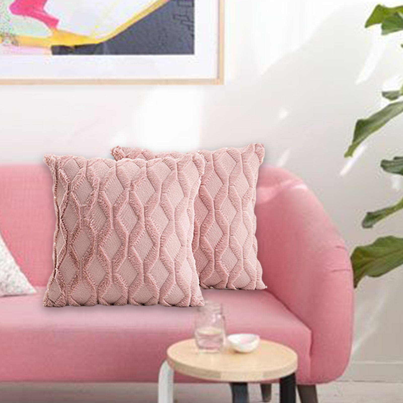 Throw Pillow Cover W/  Zipper Pillow Case for Decorative Gifts