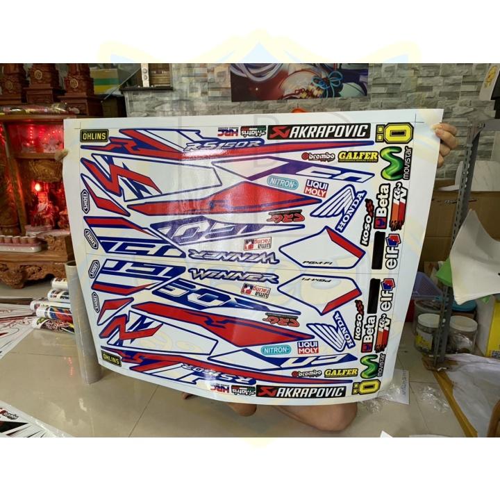 Tem rời dành cho winner RS150 xanh