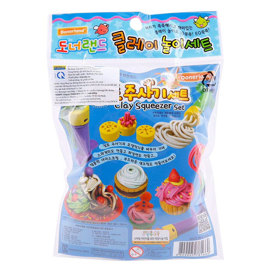 Bộ khuôn nặn hình Donerland FB01501