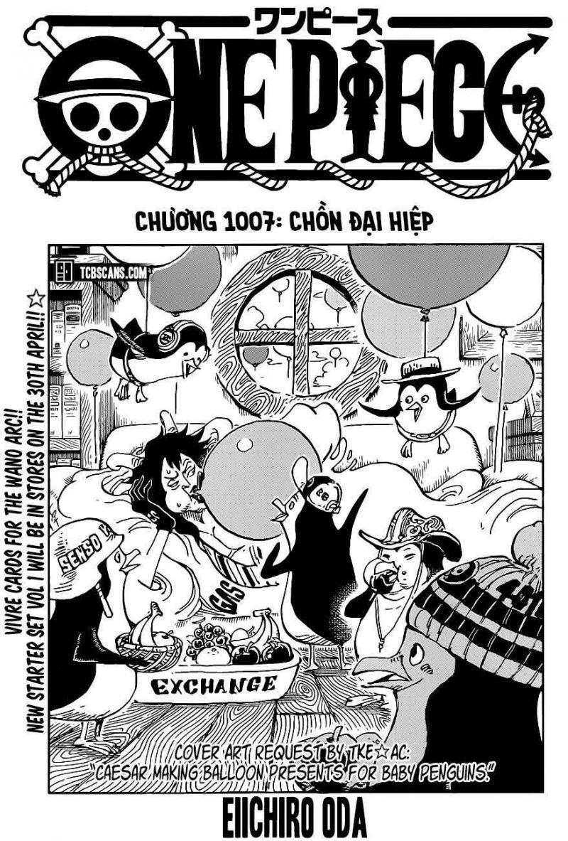 đảo hải tặc - one piece chapter 1007 1