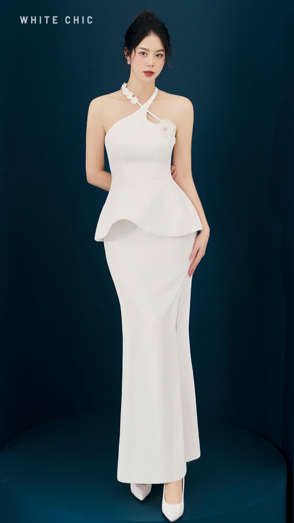 Chân váy đuôi cá quyến rũ Xenia hàng thiết kế cao cấp WHITE CHIC