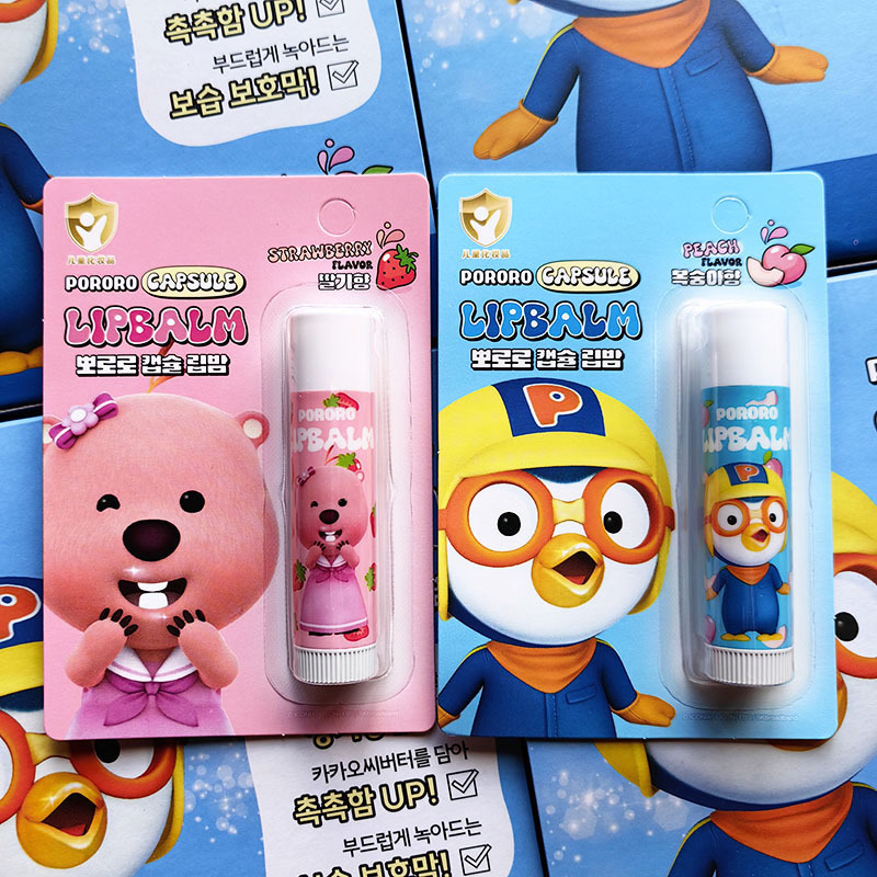 Son dưỡng chống nứt nẻ môi Pororo Lipbalm Hàn Quốc 4.2g