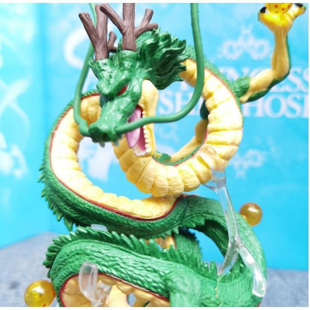 Mô hình 7 viên ngọc rồng Dragon ball rồng thiên trái đất Shenron màu đậm sắc nét rất đẹp 15cm