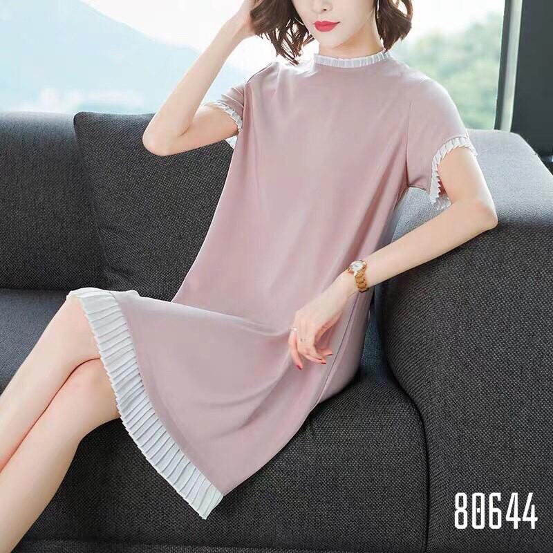 Đầm suông có tay đơn giản nhẹ nhàng
