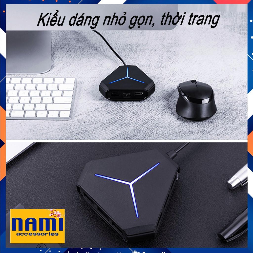 Bộ Chia USB 6 Cổng, USB Hub 6 Cổng Tiện Dụng Có Đèn LED Báo Hiệu