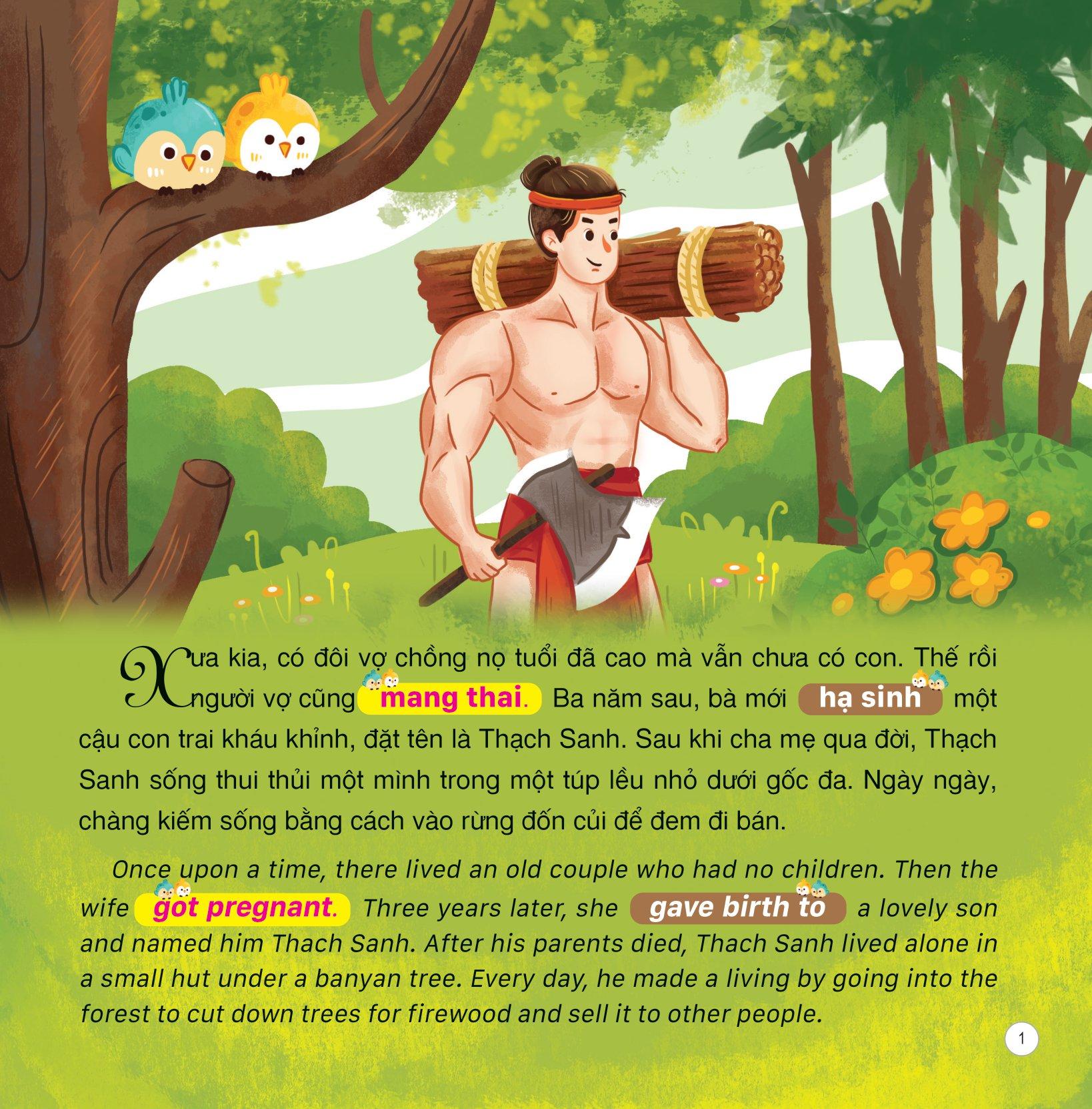 Truyện Cổ Tích Việt Nam (Song Ngữ Việt-Anh) - Thạch Sanh