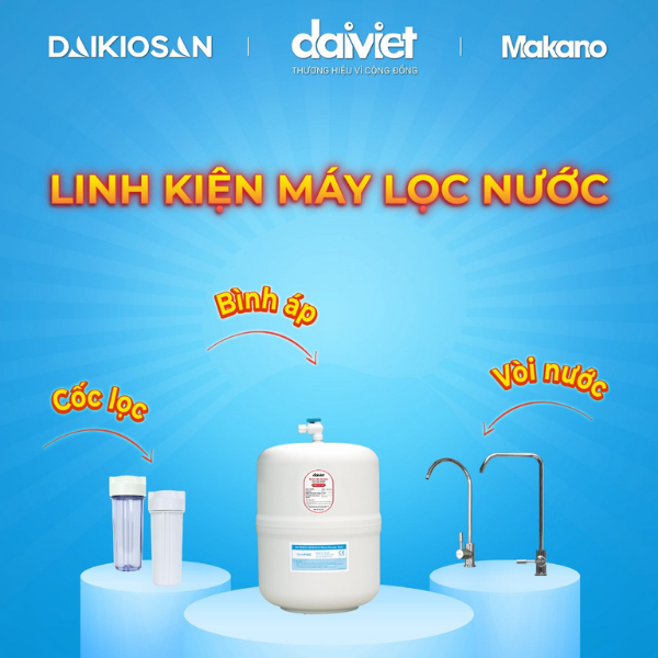 Lõi Lọc Nước Số 3 PP 1 Micro - Hàng Chính Hãng Đại Việt Dùng Cho Nhiều Dòng Máy Lọc Nước RO