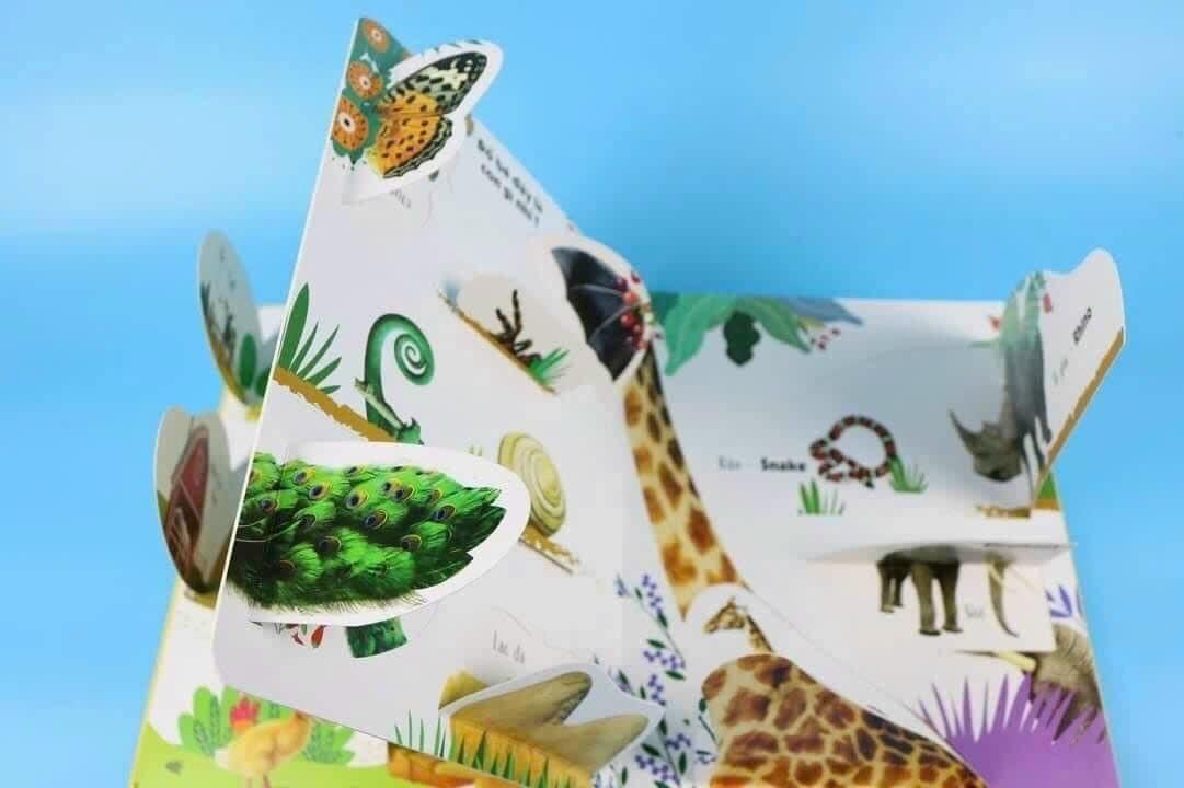 Lift-The-Flap - Lật Mở Khám Phá: First 100 Animals - 100 Từ Đầu Tiên Về Các Loài Động Vật