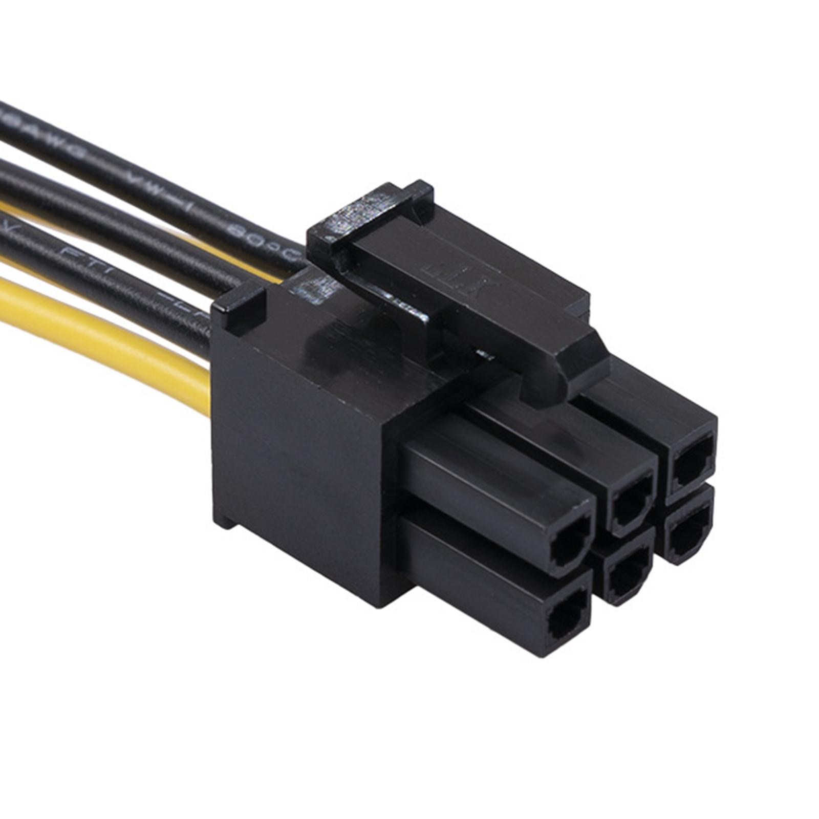 PCI-e 6 Pin Female to 8 Pin Female PCI Express Power Adapter Cable Power Supply Cable for Graphics Video Card 8 pin Splitter