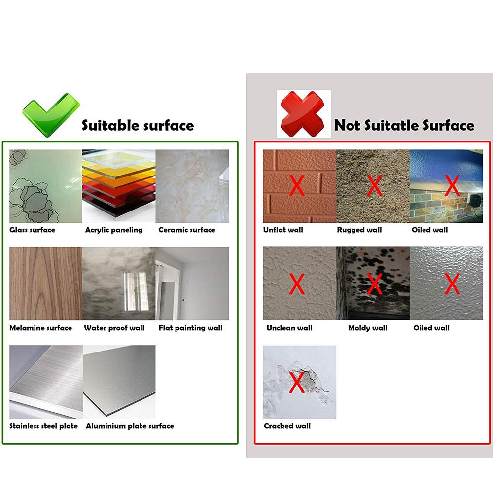 Hình dán tường 3D cho Nhà bếp và Phòng tắm Kính giả gạch men