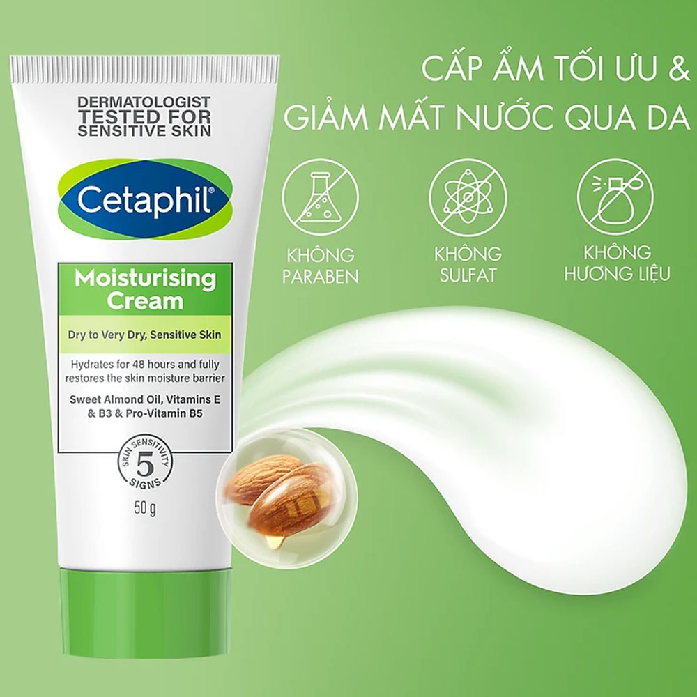 Kem Dưỡng Ẩm Cetaphil Moisturizing Cream 50g