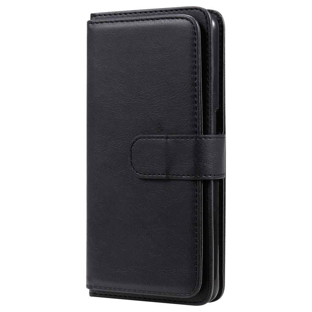 Ốp điện thoại da PU dạng ví 10 ngăn đựng thẻ cho iPhone 12 Pro Max 12 mini 11 Pro Max X XS Max