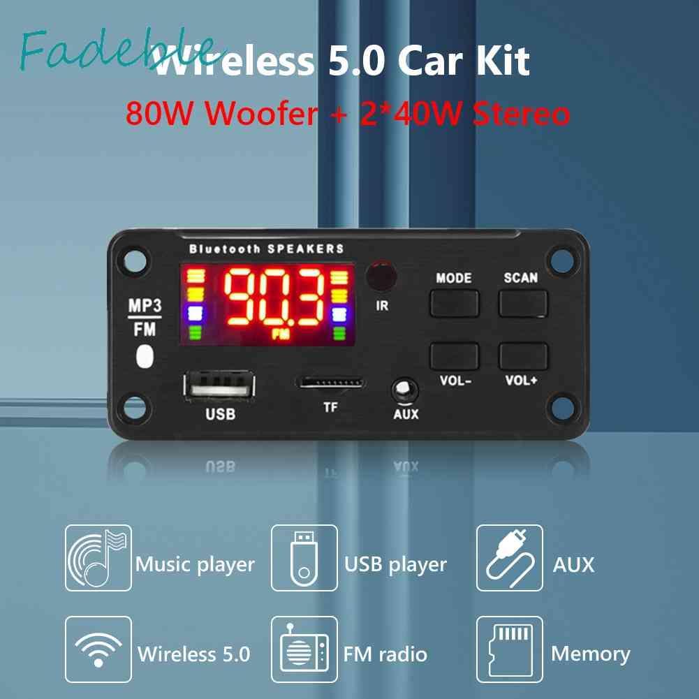 Bản Mạch Giải Mã Máy MP3 12V Bluetooth 5.0 2 X 40W 80W Chuyên Dụng Cho Xe Hơi