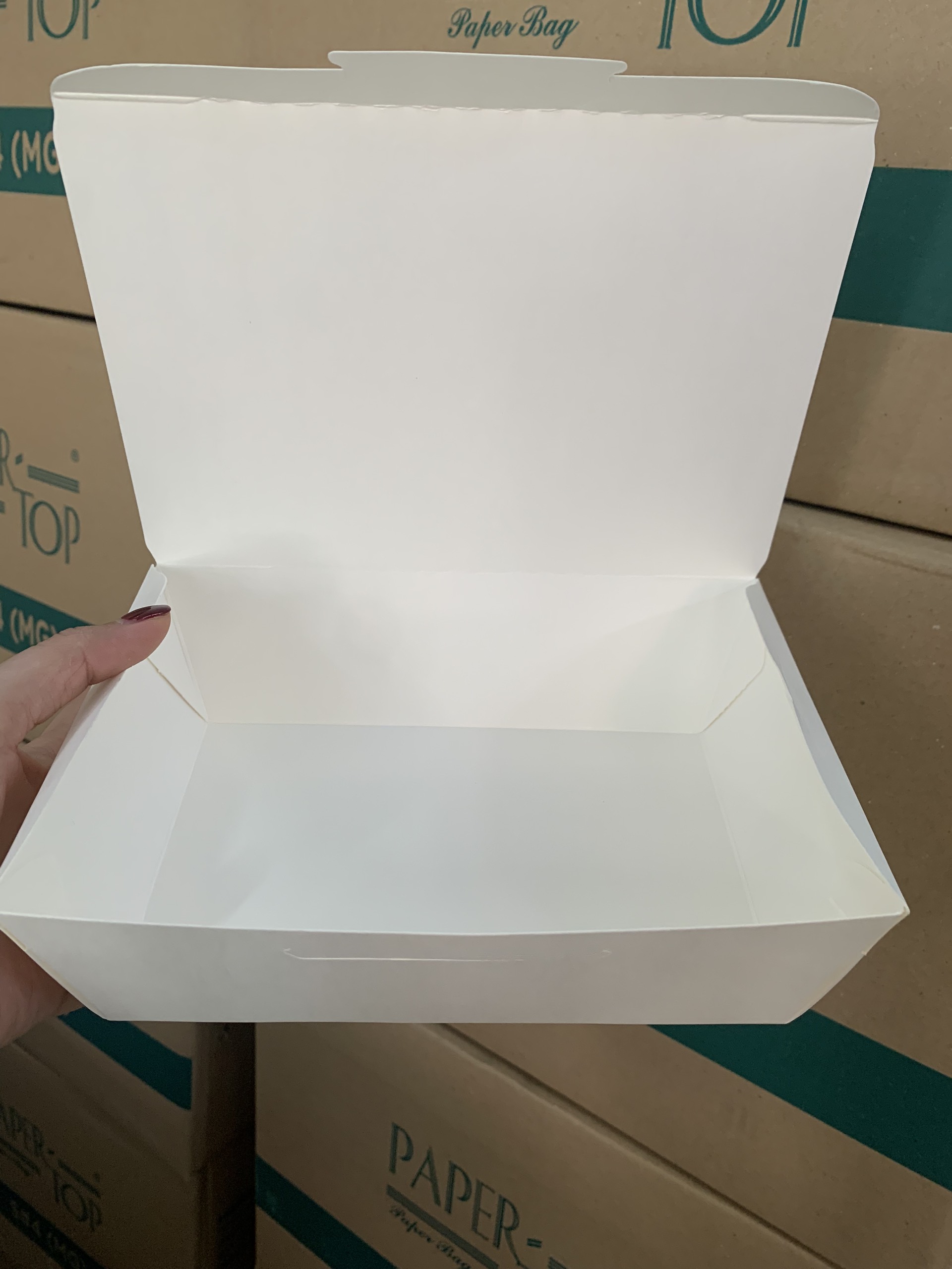 Hộp giấy đựng thực phẩm size lớn 50 cái
