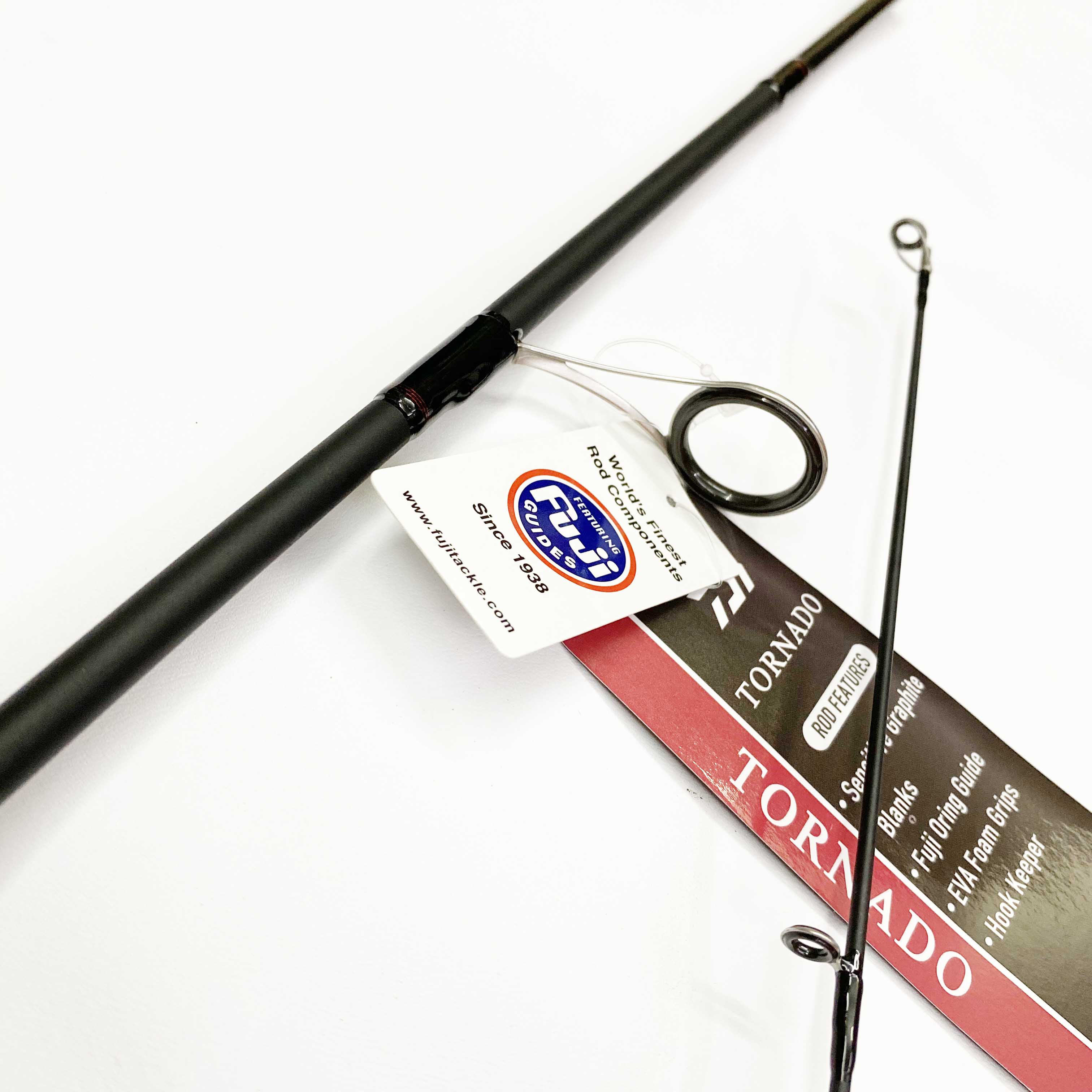 Cần câu cá Daiwa Tornado 702MS khoen Fuji Pat Daiwa