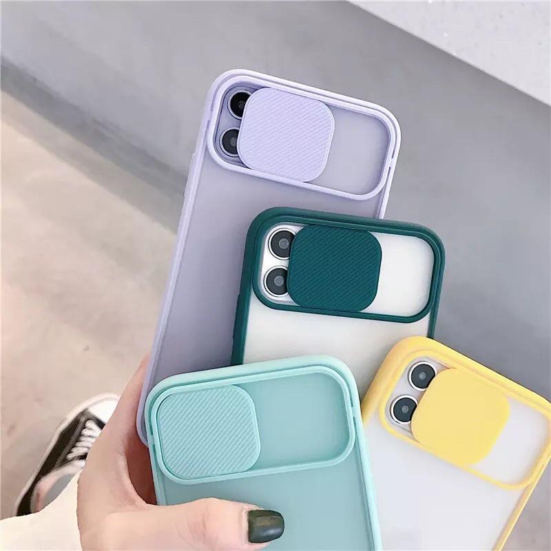 Ốp lưng dành cho iPhone 13 Pro Max , iPhone 12/12 Pro/12 Pro Max, 6s/7/8/SE2 có màn và nắp bảo vệ camera