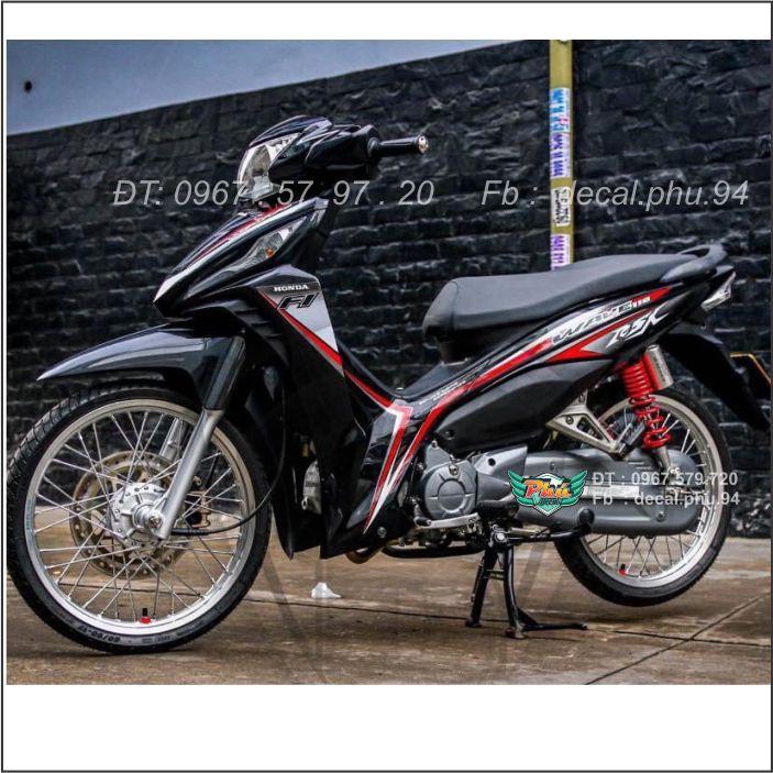 Tem Wawe RSX đỏ đen