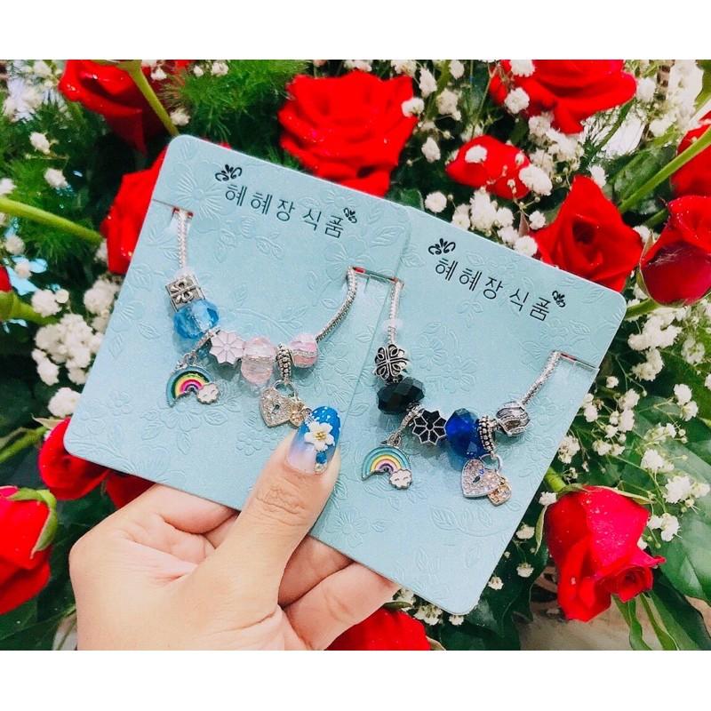 Lắc tay thời trang nữ mix charm
