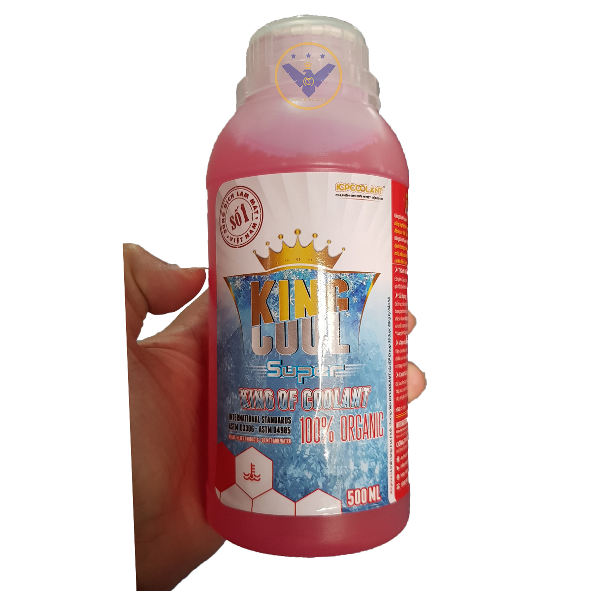 COMBO 2 nước làm mát xe ô tô,xe máy KINGCOOL Super lon 500ml