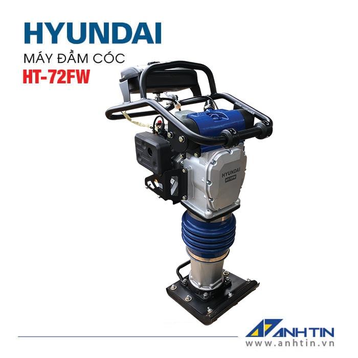 Máy đầm cóc HYUNDAI HT-72FW | Động cơ Robin EH12 | 3.0kW - 4.0HP | Tần số đập 650 - 695 lần/phút | Bảo hành 12 tháng