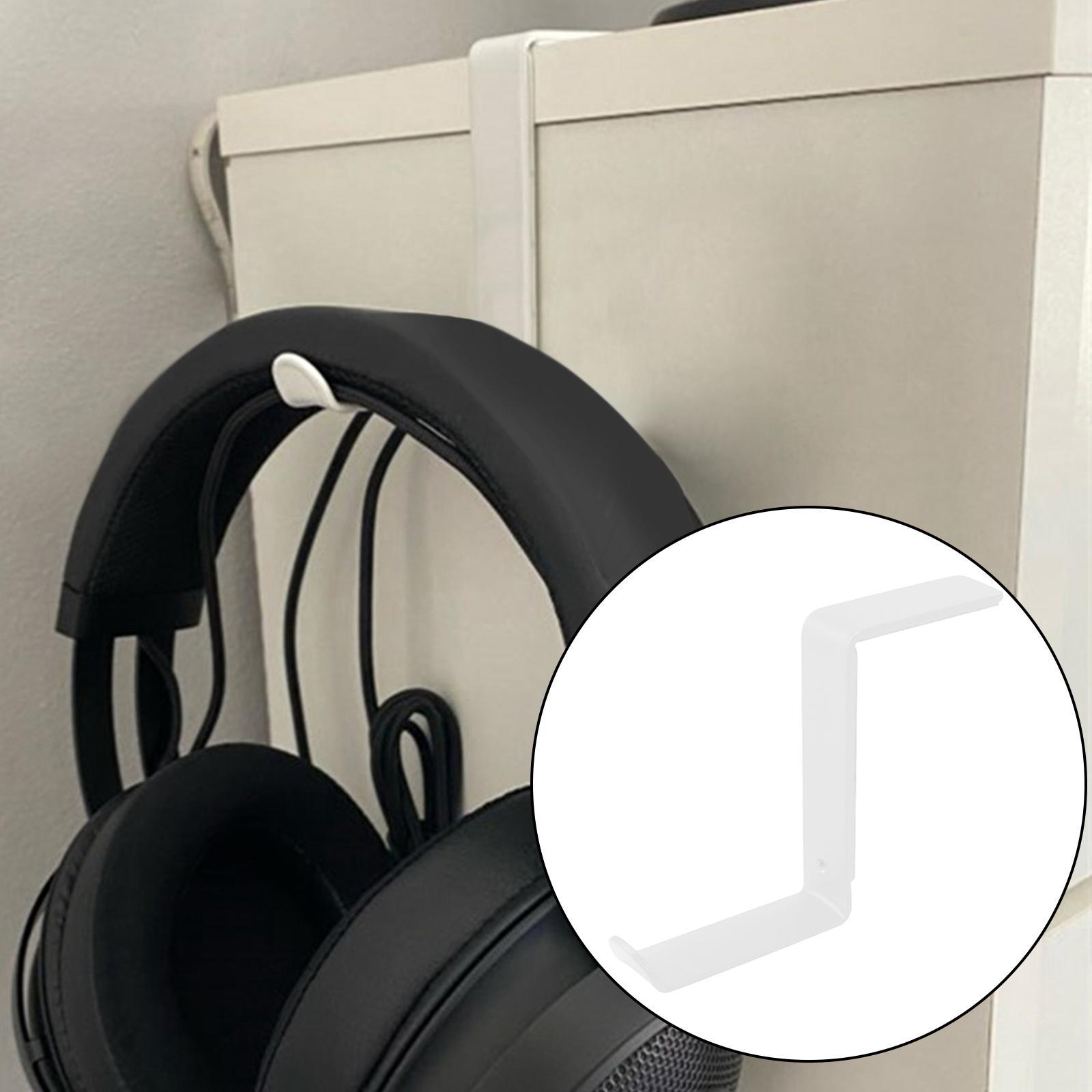 2x Acrylic Desktop Gaming Headphone Hanger Universal Clamp Holder Organizer