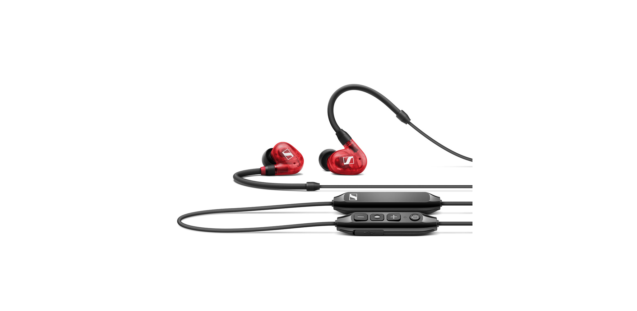 IE 100 PRO Wireless Red Tai nghe in ear không dây Sennheiser-HÀNG CHÍNH HÃNG