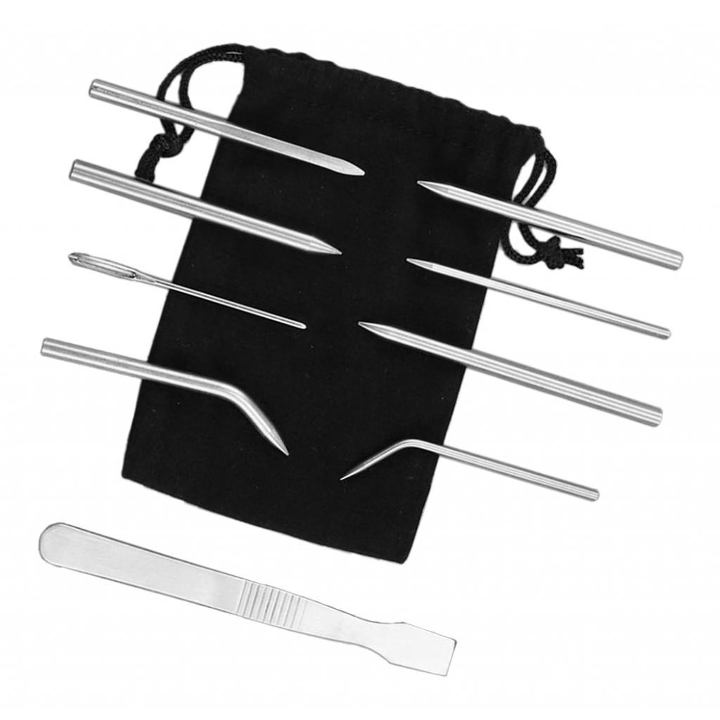 9x   Stitching Set   Lacing  &Smoothing Tool for Weaving