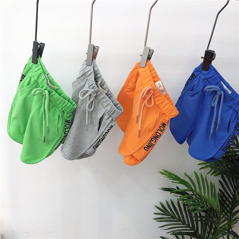 Quần Đùi Cotton 6 Màu Chất Liệu Mềm Mịn Cho Bé Trai Và Bé Gái Từ 8Kg Đến 28Kg - SUMO KIDS