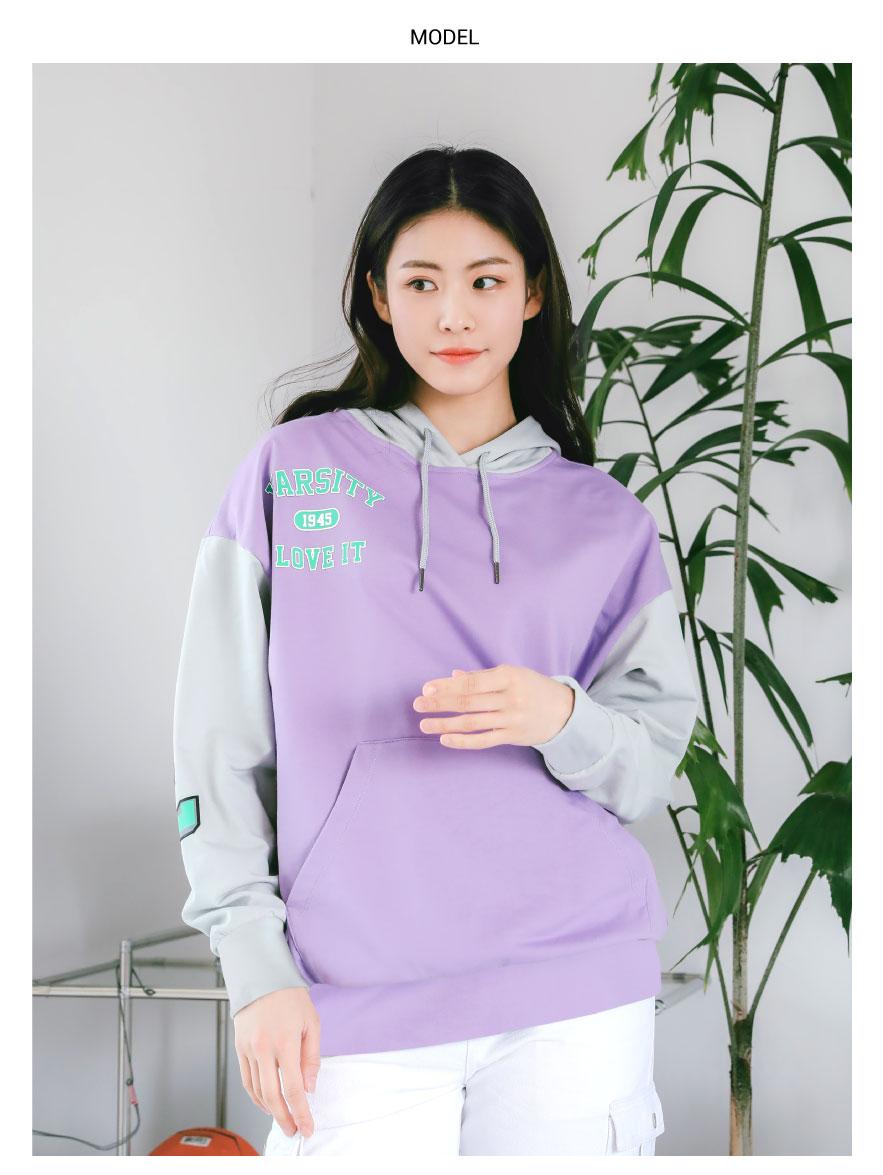 Áo Khoác Bóng Chày Phối Màu - Varsity Hoodie Unisex - LU22117401