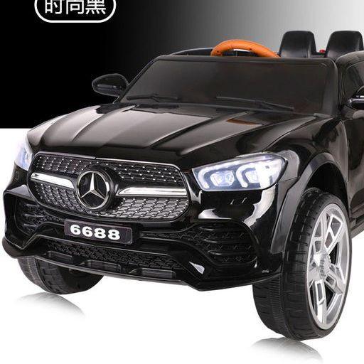 Ô tô xe điện đồ chơi MERCEDES 6688 cho bé tự lái và điều khiển 4 động cơ (Đỏ-Đen-Trắng)