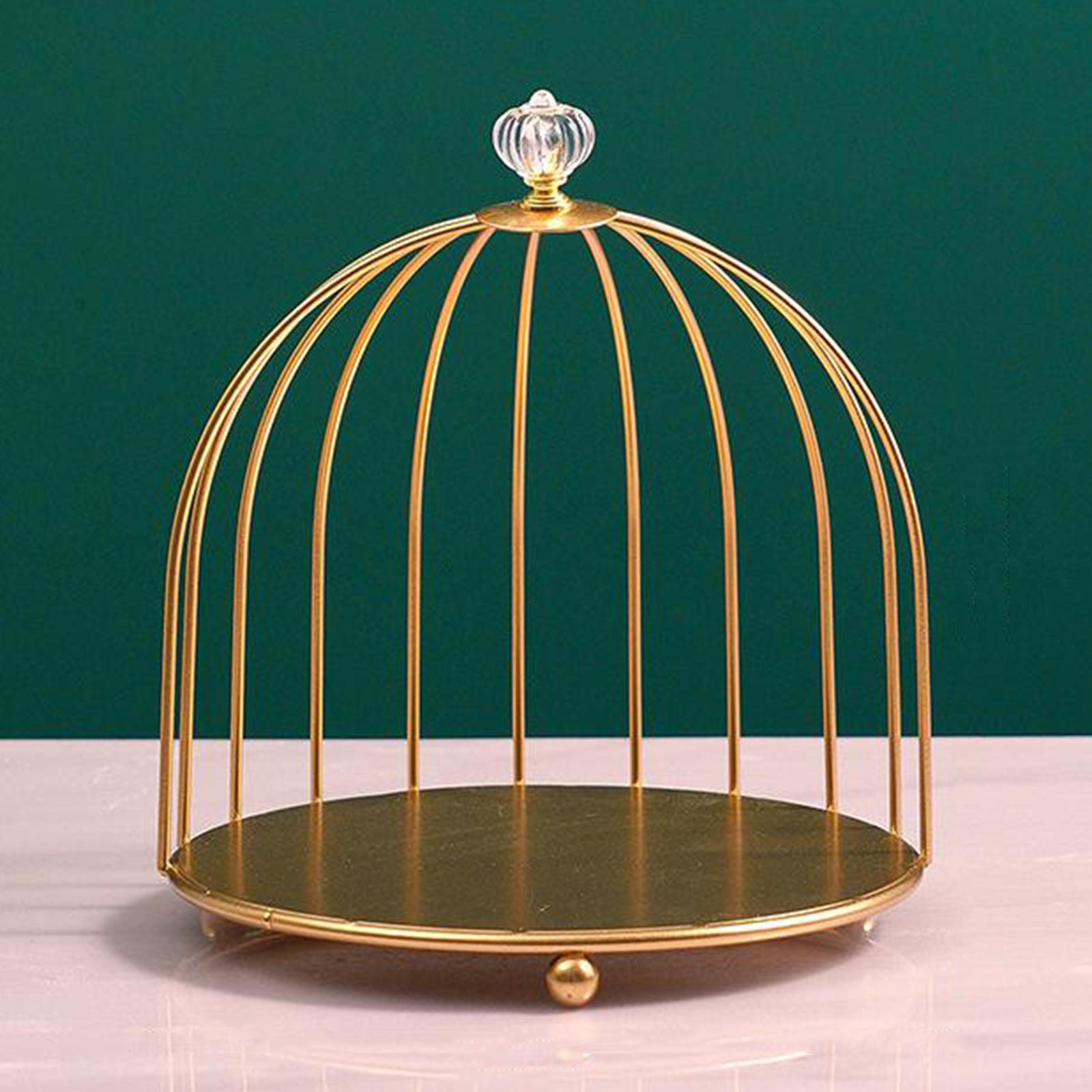 2X Bird Cage Desktop Perfume Organizer Holder Countertop Makeup Rack 1-Tier