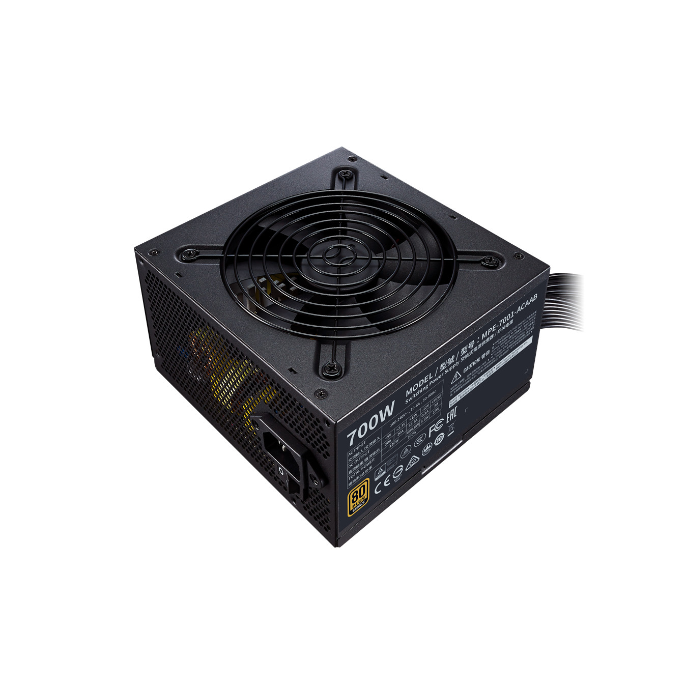 Nguồn máy tính Cooler Master MWE 700 BRONZE V2 - 80 Plus BRONZE - Hàng chính hãng
