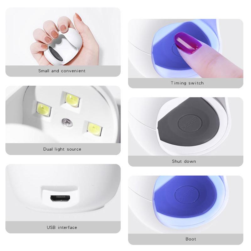 Đèn LED bảo dưỡng hong khô sơn móng tay 3W