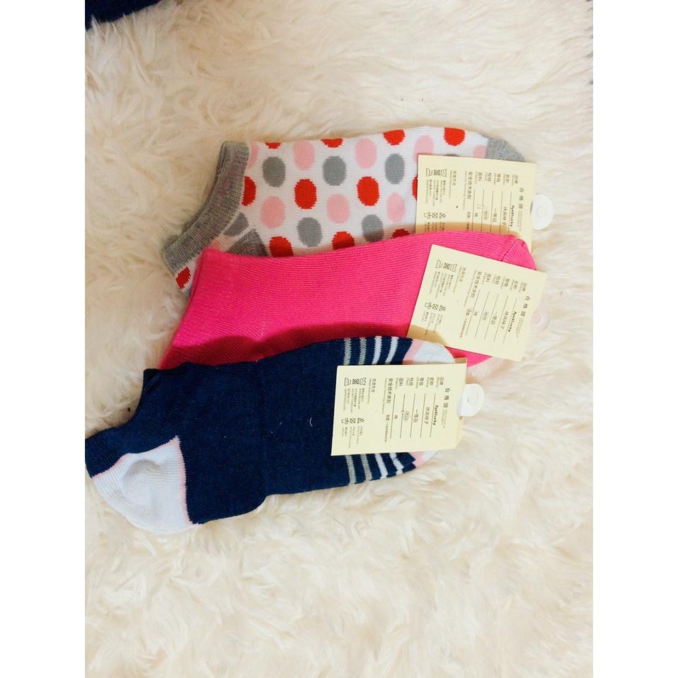 05 đôi tất nữ cotton cổ ngắn