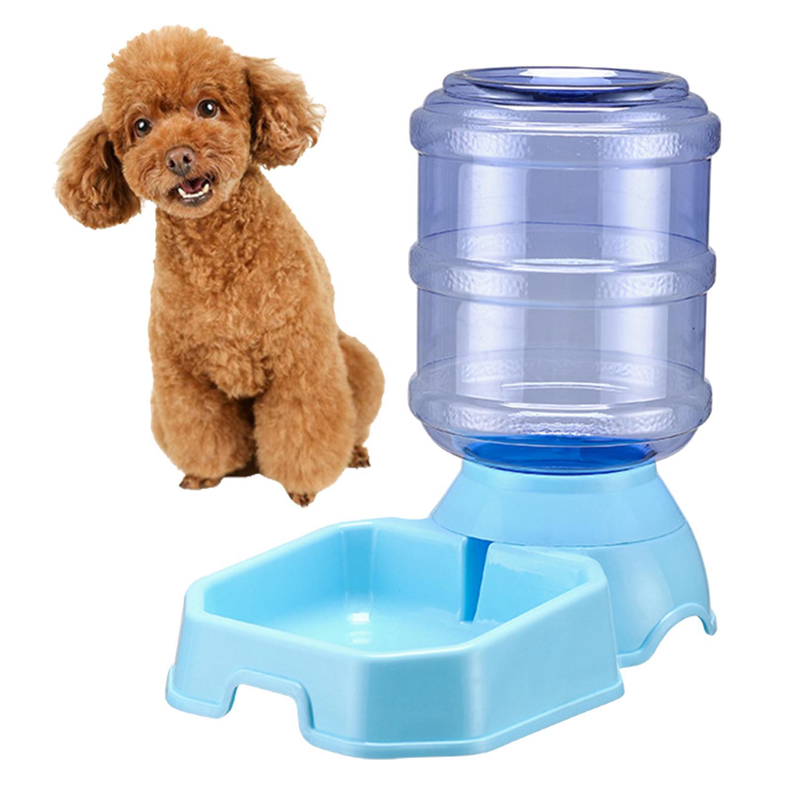 2 x Automatic Pet Food Water Dispenser Cat Feeder Dish Drinking Fountain