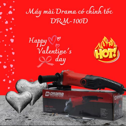 Máy mài tay dài DRAMA MOD-100 Công Suất 900W_Hàng Chính Hãng