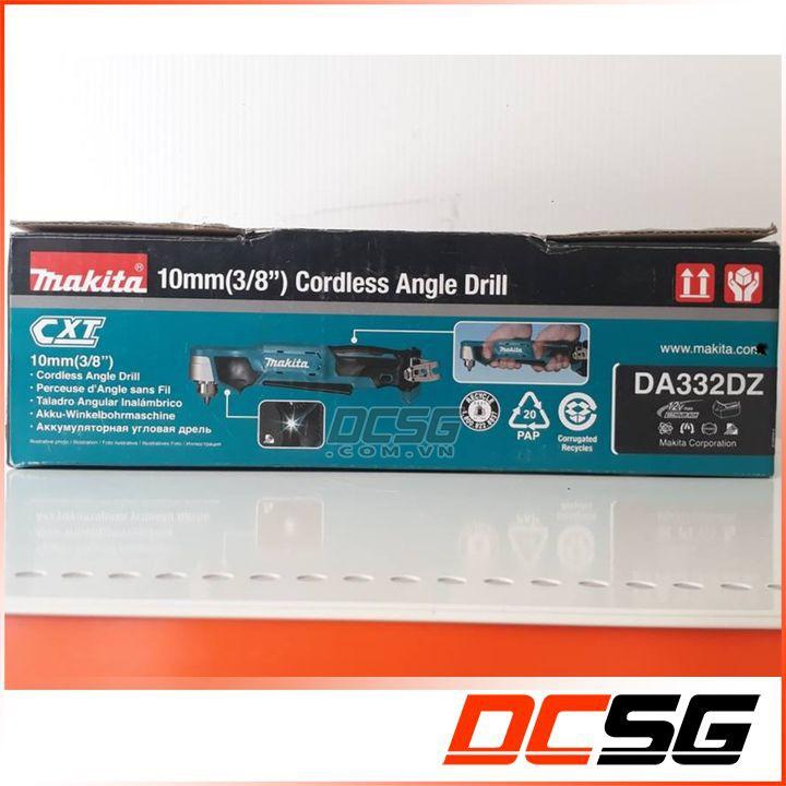 Máy khoan góc 10/12mm dùng pin 12Vmax Makita DA332DZ
