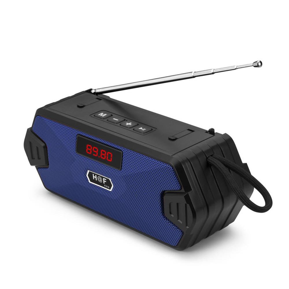 Loa không dây di động Cột bass tương thích Bluetooth Bass Subwofer hỗ trợ thẻ TF Thẻ USB Loa/Radio FM với FM Color: Red