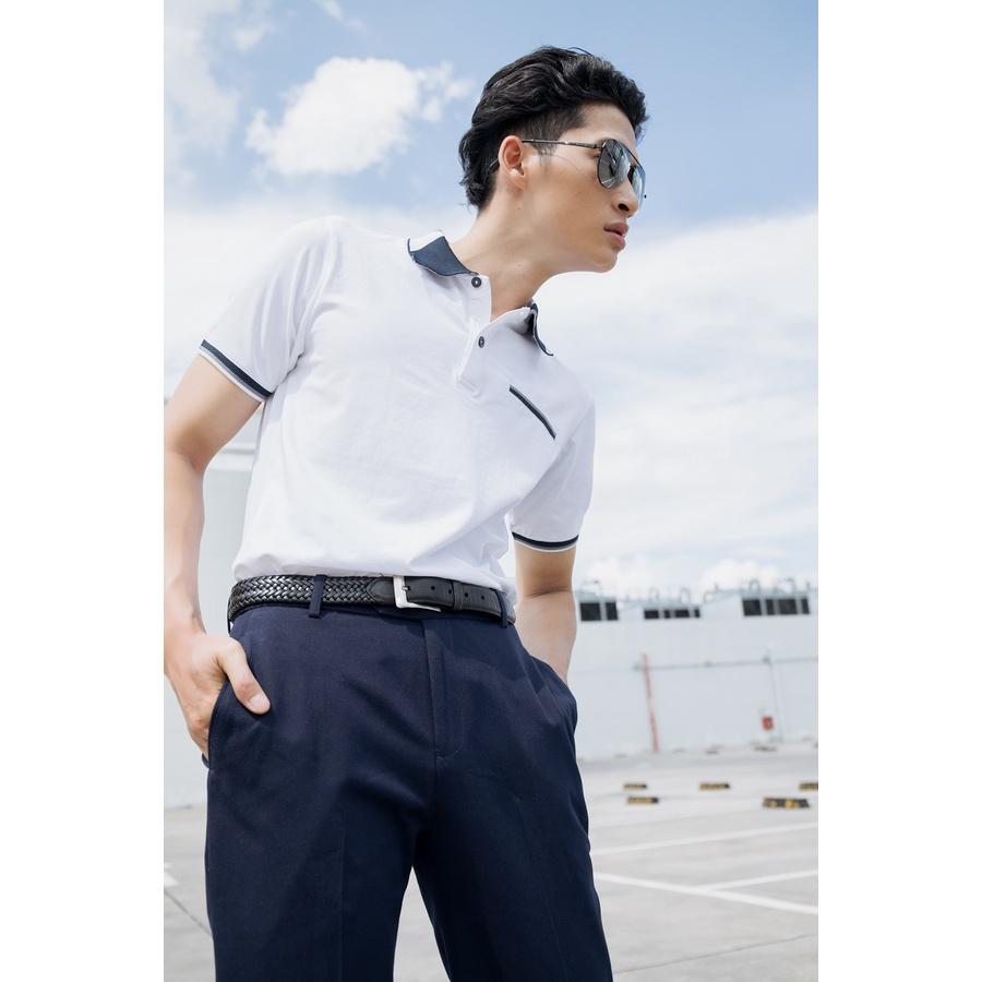 Áo polo nam F2 Fashion &amp; Freedom - TC385 TX màu trắng